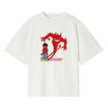 Tricou Shadow Monster Alb